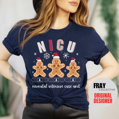 NICU Christmas Shirt NICU Nurse Christmas T-Shirt NICU Crew Xmas Group Shirts Neonatal Icu Nurse Gift for Nicu Rn Grad Gift