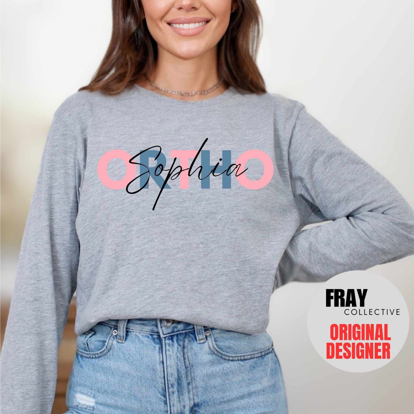 Personalized Ortho Long Sleeve Shirt