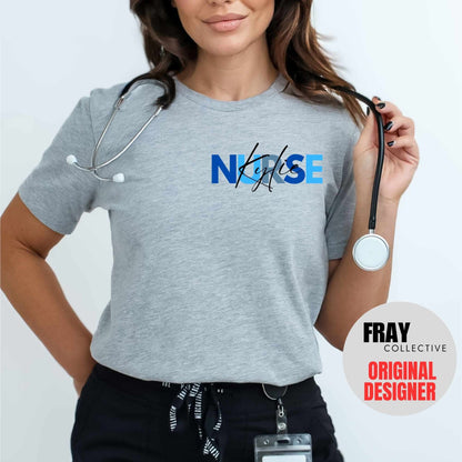 Cobalt Personalized Nurse Tee