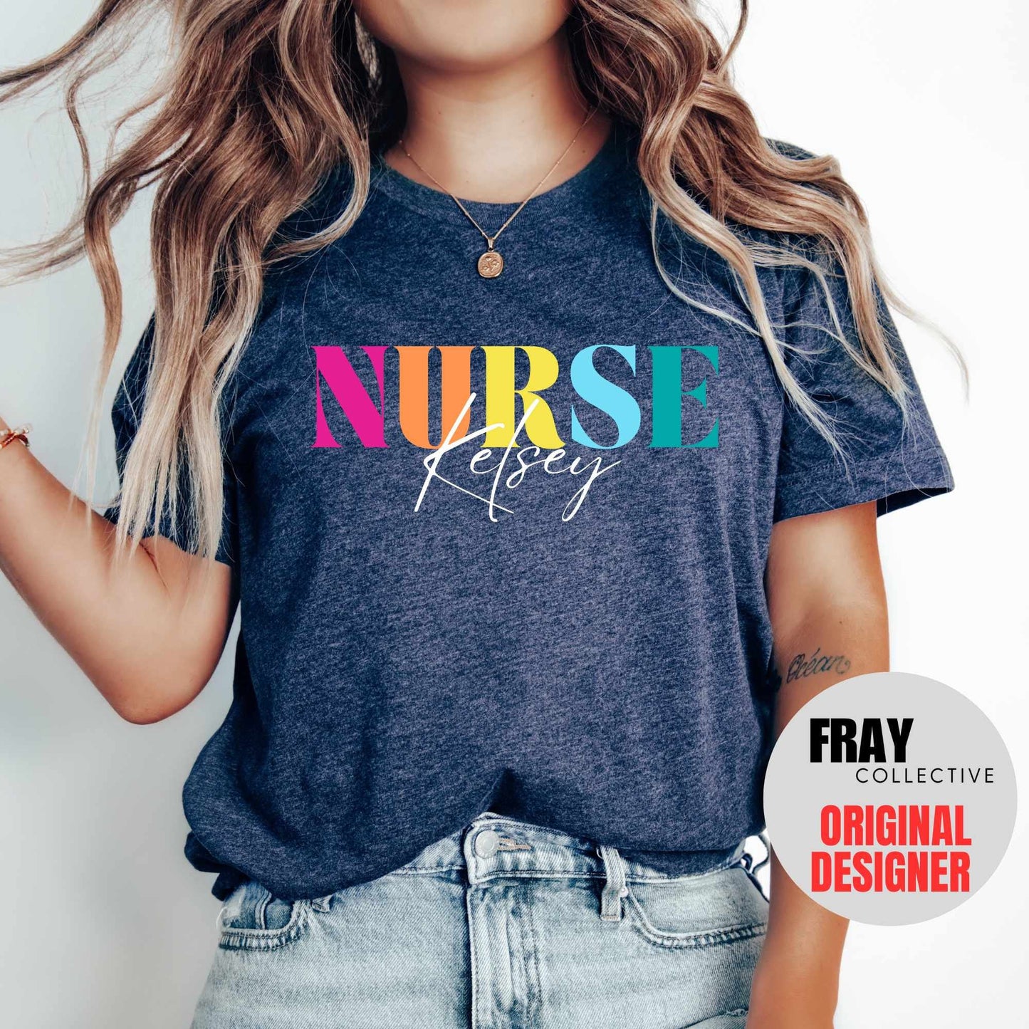 Bright And Trendy Nurse Tee