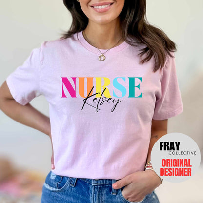 Bright And Trendy Nurse Tee