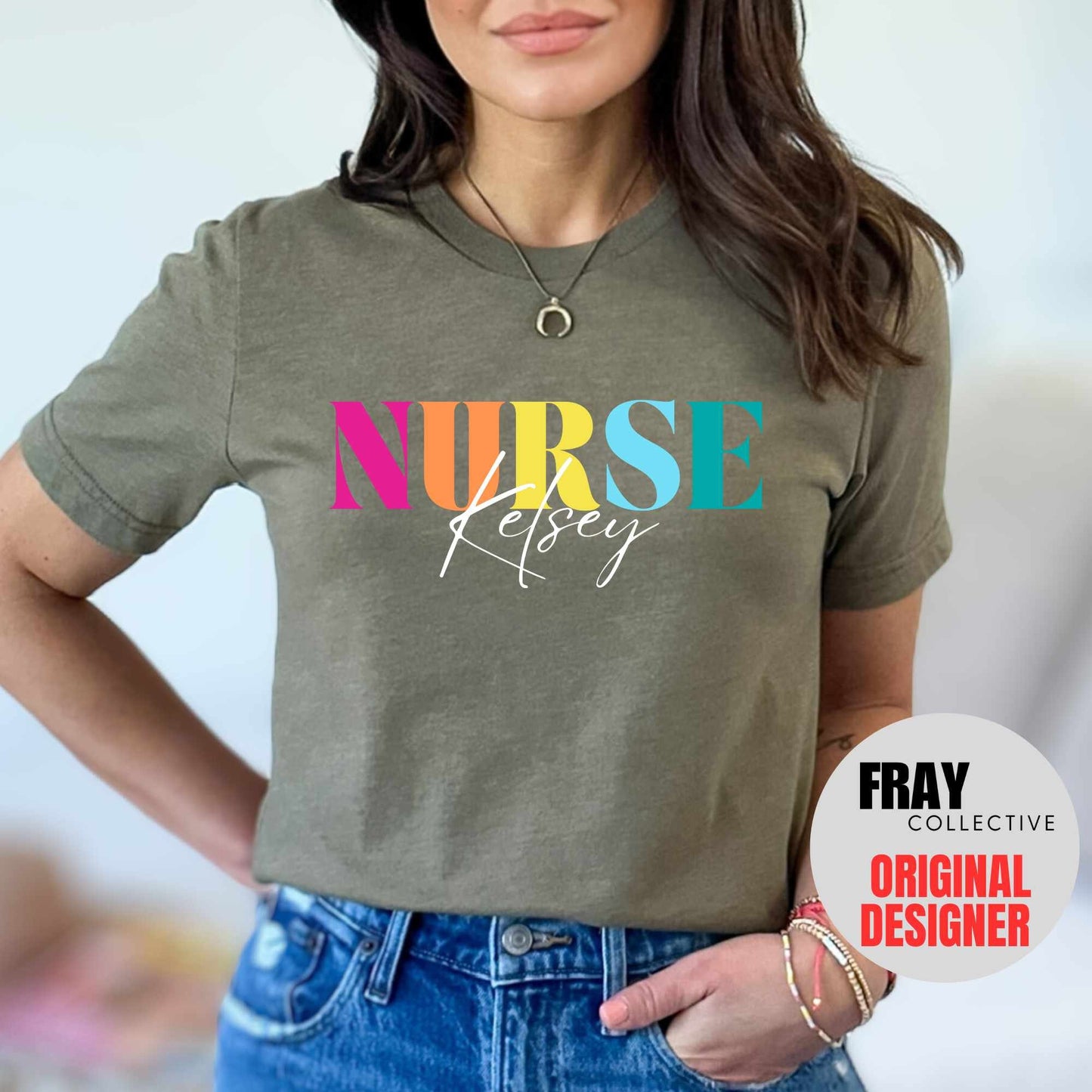 Bright And Trendy Nurse Tee
