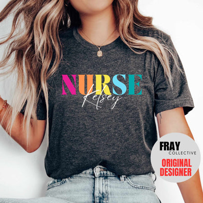 Bright And Trendy Nurse Tee