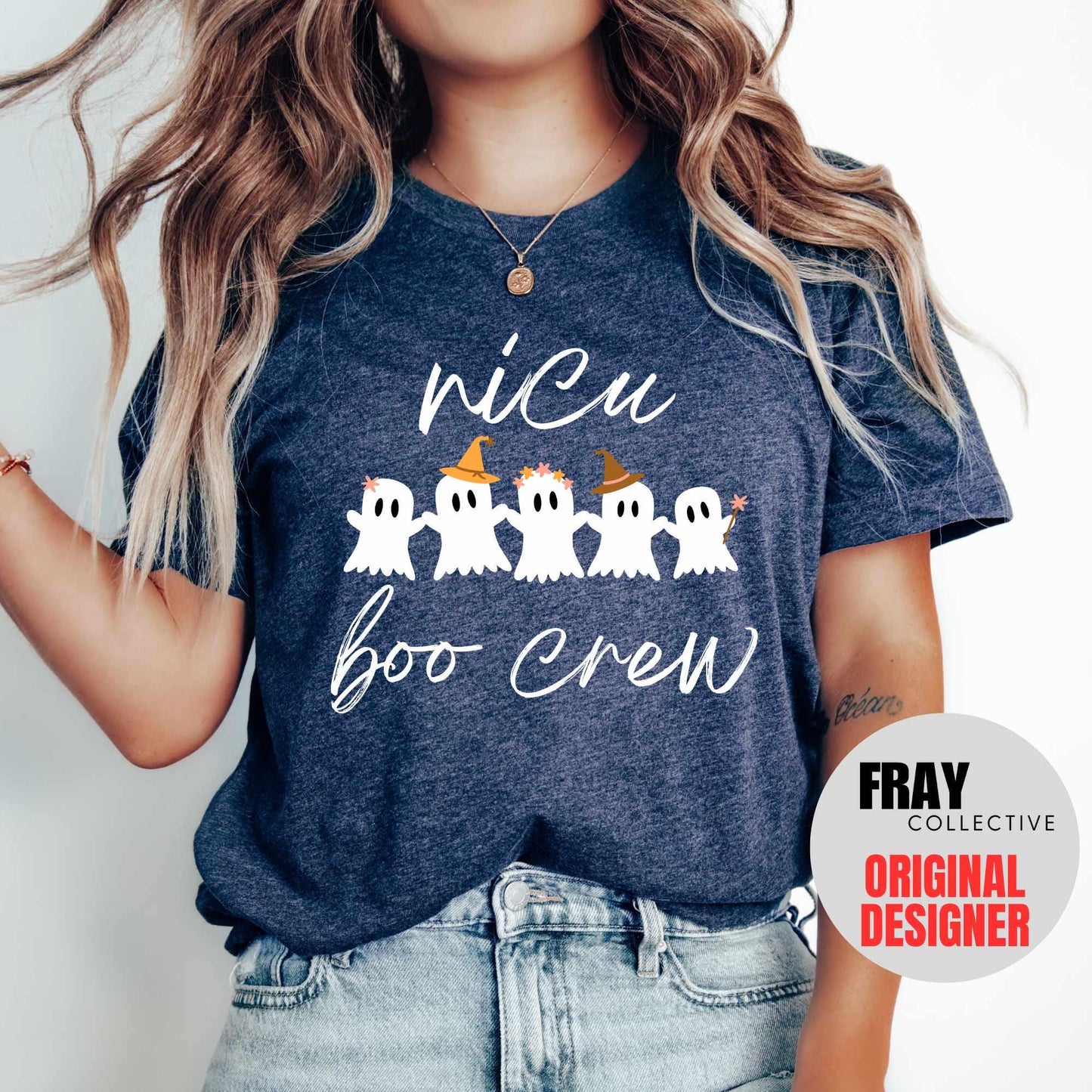 NICU Halloween Shirt Neonatal Intensive Care Unit T-Shirt Nicu Crew Squad Team Tee Pumpkin Ghost Hospital Party Tee Nursing Graduation Gift