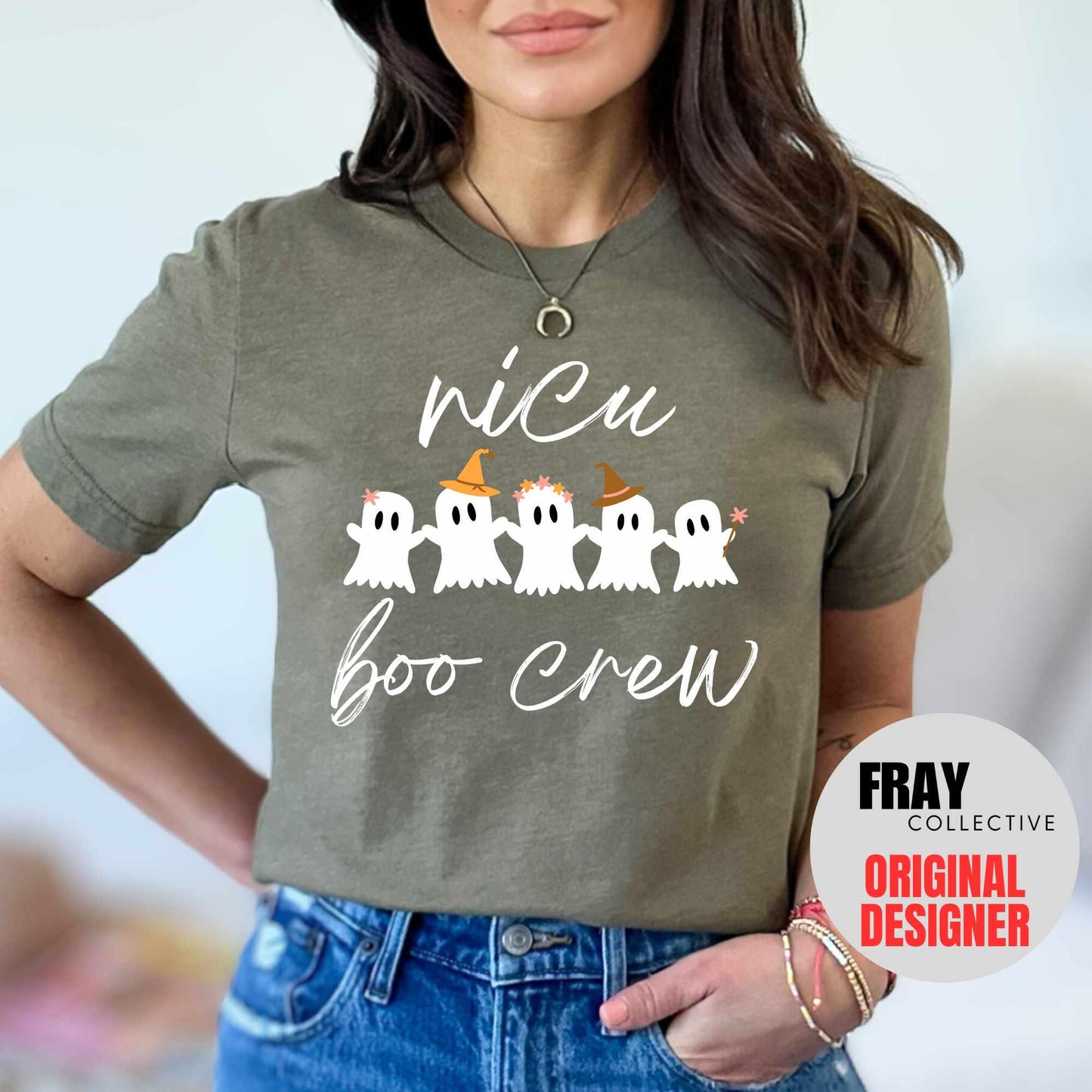 NICU Halloween Shirt Neonatal Intensive Care Unit T-Shirt Nicu Crew Squad Team Tee Pumpkin Ghost Hospital Party Tee Nursing Graduation Gift