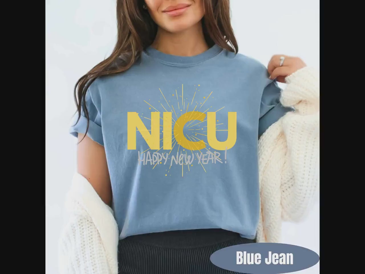 NICU Nurse New Years Shirt Comfort Colors Neonatal ICU Nurse TShirt New NYE Nicu Nurse Tee Poppin Bottles For New Years Nicu Holiday Team