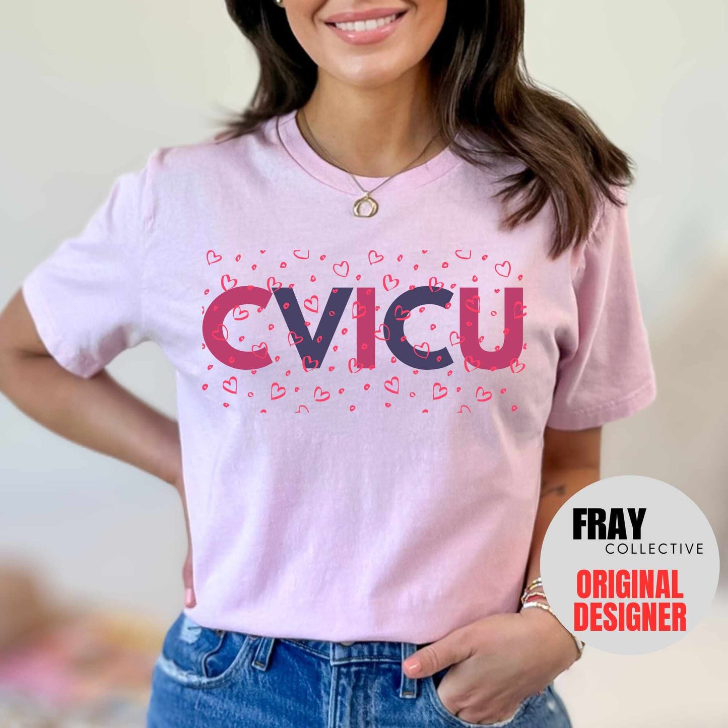 CVICU Heart Tee